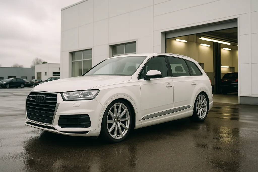 Упала пневма Audi Q7: что делать владельцу