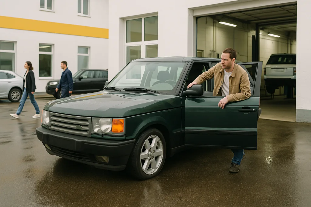 Что делать, если упала морда Range Rover?
