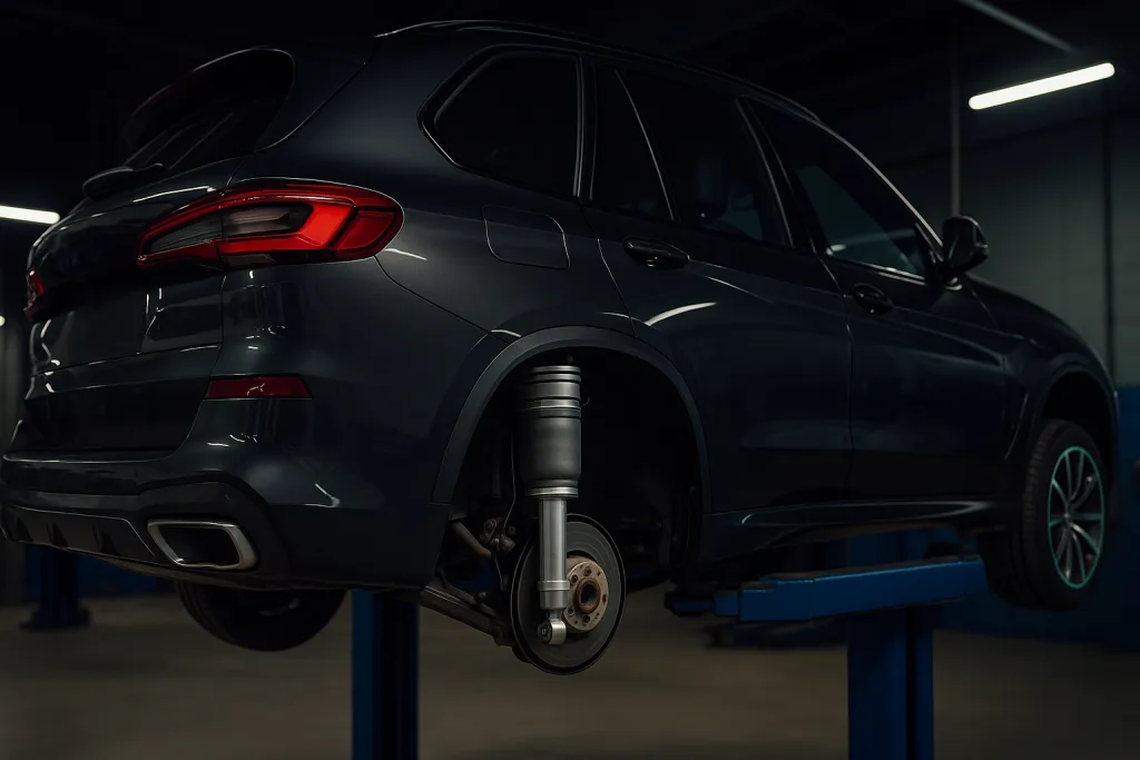 Причины, почему не поднимается пневмоподвеска BMW X5